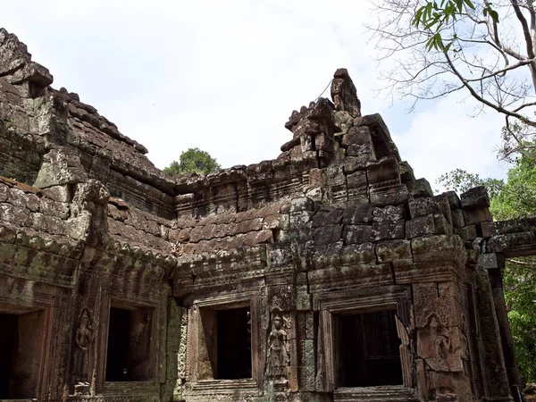 Arkitekturen av forntida tempel komplex Angkor, Siem Reap — Stockfoto