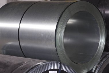 Stokta soğuk haddelenmiş galvanizli çelik ruloları
