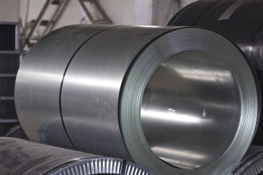 Stokta soğuk haddelenmiş galvanizli çelik ruloları