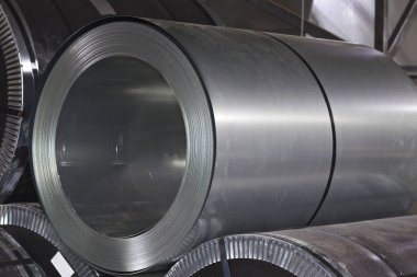 Stokta soğuk haddelenmiş galvanizli çelik ruloları