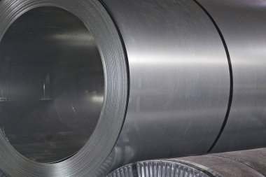 Stokta soğuk haddelenmiş galvanizli çelik ruloları