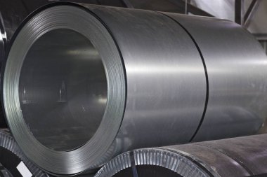 Stokta soğuk haddelenmiş galvanizli çelik ruloları