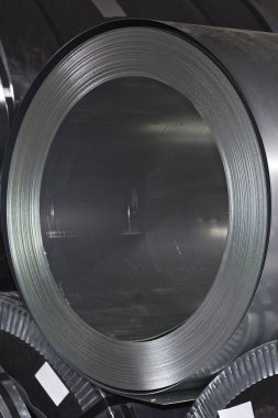 Stokta soğuk haddelenmiş galvanizli çelik ruloları