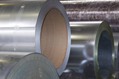 Stokta soğuk haddelenmiş galvanizli çelik ruloları