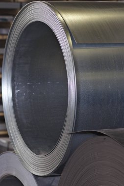 Stokta soğuk haddelenmiş galvanizli çelik ruloları