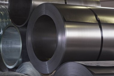 Stokta soğuk haddelenmiş galvanizli çelik ruloları