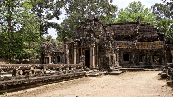 Architektur des antiken Tempelkomplexes angkor, siem reap — kostenloses Stockfoto