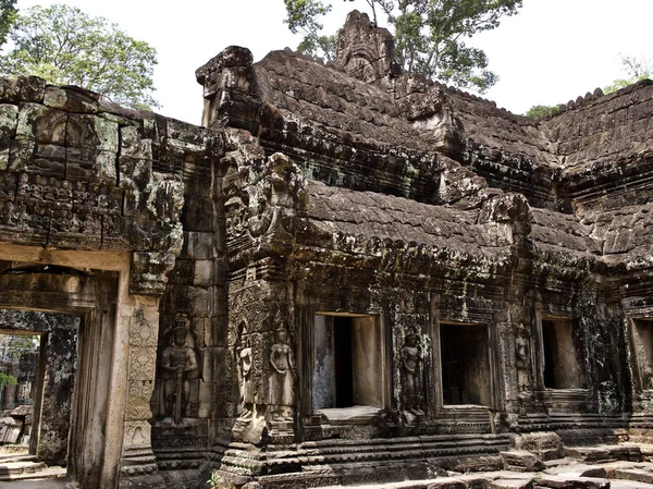 Mimarlık antik tapınak karmaşık Angkor, Siem Reap — Stok fotoğraf