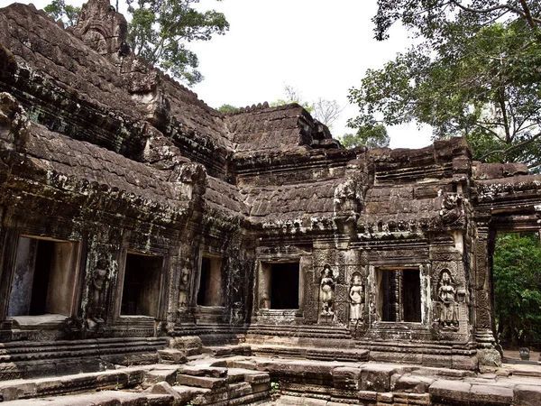 Mimarlık antik tapınak karmaşık Angkor, Siem Reap — Stok fotoğraf