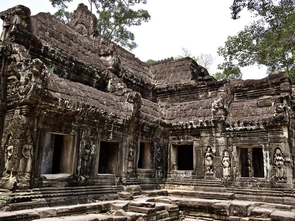 Mimarlık antik tapınak karmaşık Angkor, Siem Reap — Stok fotoğraf