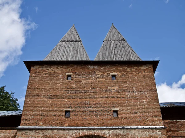 Alte architektonische Komplex Festung Zaraisk Kreml — Stockfoto