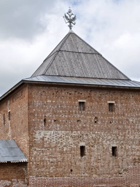 Antik mimari kompleksi Zaraisk Kremlin Kalesi