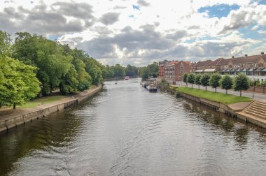 York England8 nehir Ouse aşağı bakıyor
