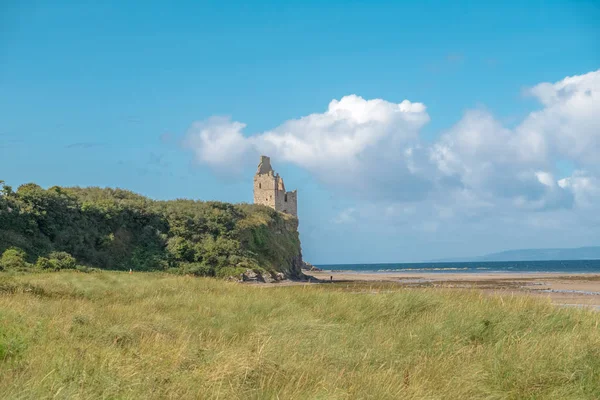 Castle Greenan Ayr Güney Ayrshire İskoçya'da tarafından antik kalıntıları