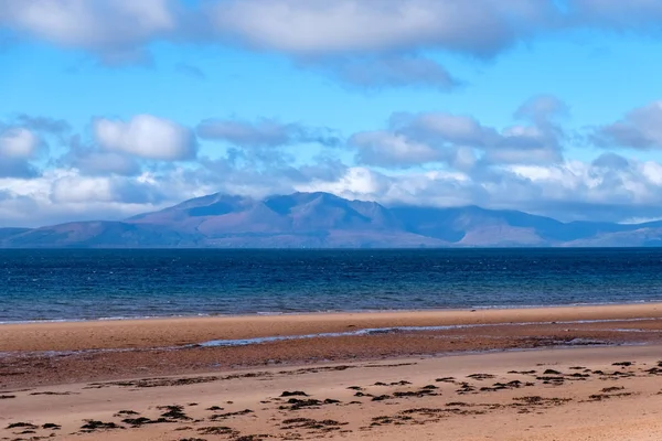 Majestatyczny Arran Wybrzeża Ayrshire Szkocji Zimny Dzień Październiku — Zdjęcie stockowe