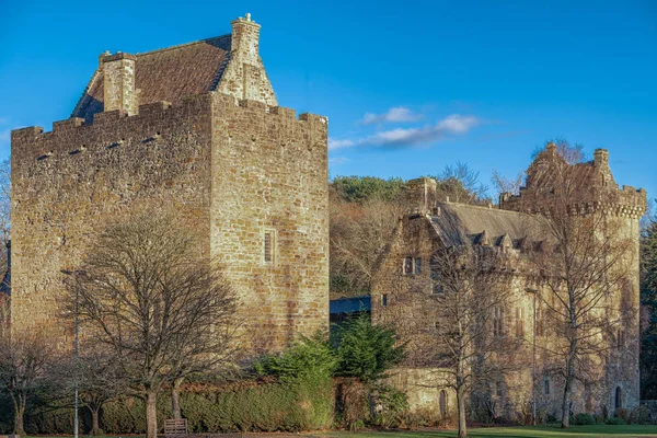 苏格兰基尔马诺克 2018年11月26日 基尔马诺克迪安城堡的雄伟建筑目前正在进行重大修复 因此目前一直关闭 直到工程完成 — 图库照片