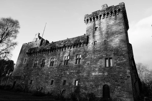 Kilmarnock Scotland November 2018 Majestic Buildings Dean Castle Tower Kilmarnock — Stock Photo, Image