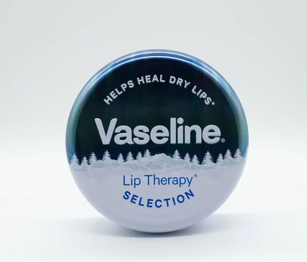 Largs Scotland November 2018 Christmas Themed Tin Vaseline Container Only — Stock Photo, Image