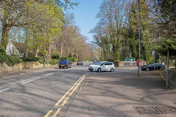 High Maybole Rd, olhando para o norte Alloway, Ayr — Fotografia de Stock