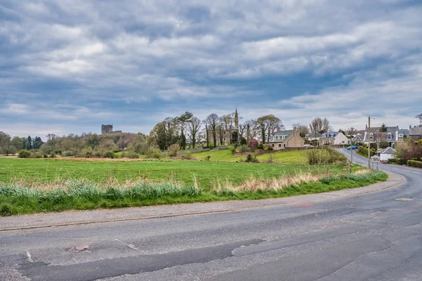 Dundonald Castle Bajo Renovación South Ayrshire Escocia — Foto de Stock