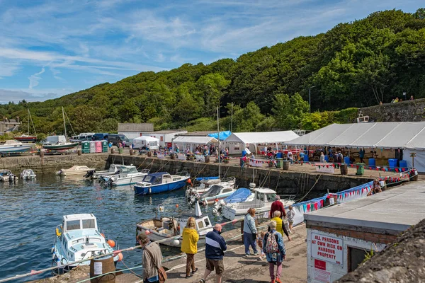 Dunure en Ecosse Outlander Lieu de tournage ayant un festival — Photo