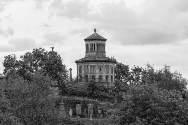 Lenyűgöző Ancient Glasgow építészet nézett át a Nocr — Stock Fotó