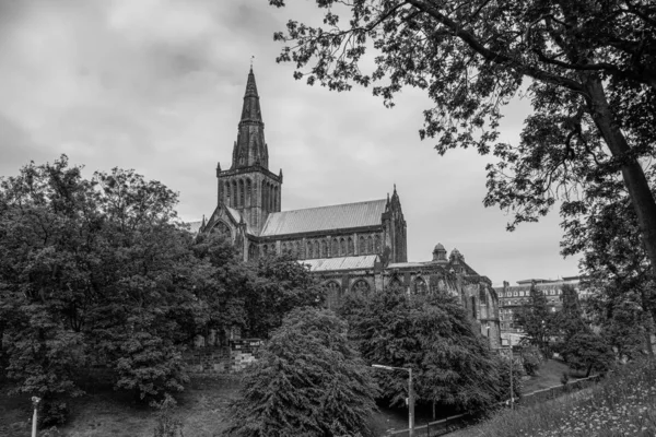 Glasgow Necropolis est un cimetière victorien à Glasgow et est un p — Photo