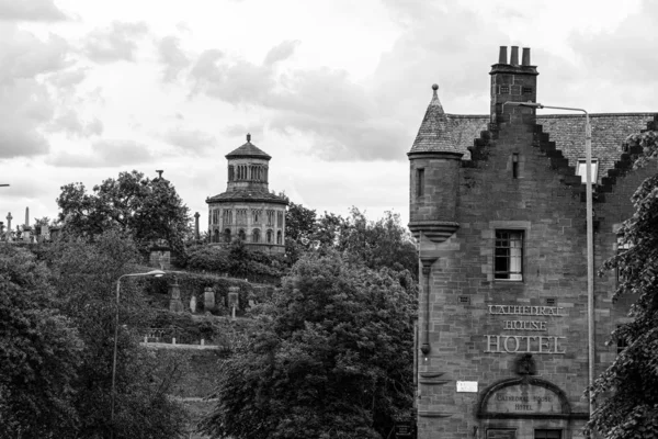 Impressionante architettura antica di Glasgow guardando oltre la Ca — Foto Stock