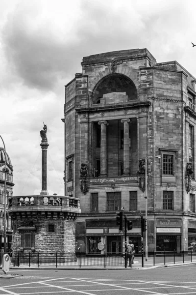 Die beeindruckende Architektur des Stadtzentrums von Glasgow und — Stockfoto
