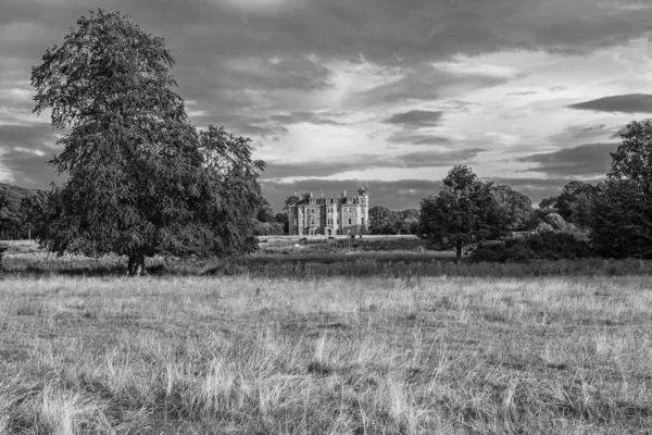 Hunterston House Impresionante arquitectura antigua y hogar de Clan Hunter — Foto de Stock