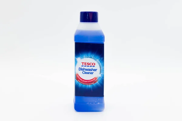 Irvine Scotland Října 2020 Čistič Nádobí Značky Tesco Plastové Láhvi — Stock fotografie