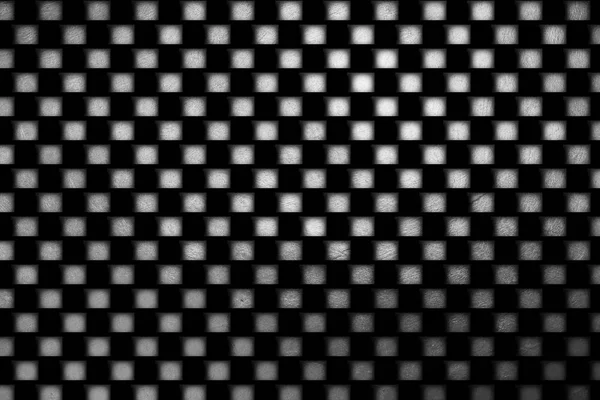 正方形のパターン シルバー質感光沢のある高級抽象的な背景 — ストック写真