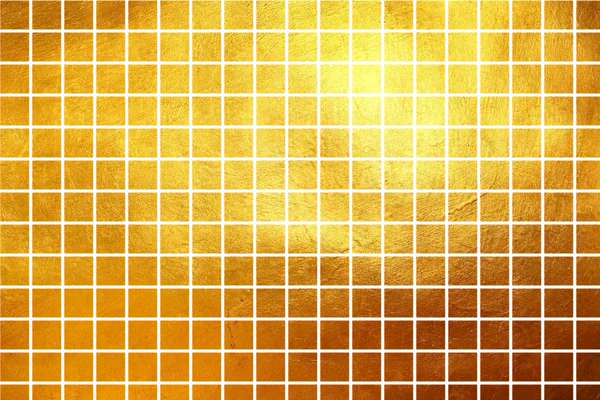 Quadrado Dourado Brilhante Padrão Grade Cubo Para Impressão Design Resumo — Fotografia de Stock