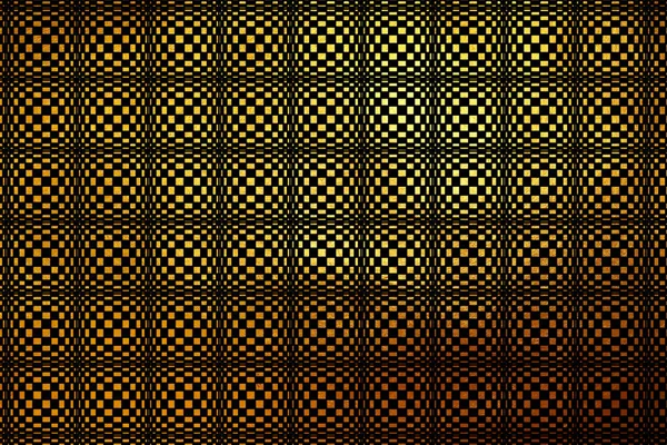 Brilhante Único Criativo Checkered Dinâmico Moderno Dourado Padrão Textura Abstrata — Fotografia de Stock