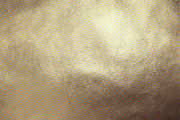 Shinning Arany Vonalak Egyedi Kreatív Digitális Absztrakt Mintázat Ezüst Alapon — Stock Fotó