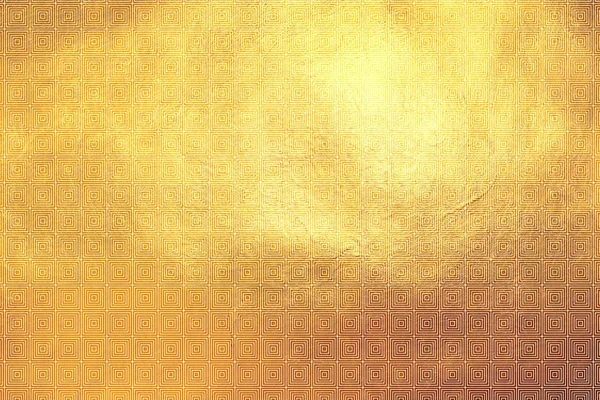 Квадратный Узор Золотой Текстуры Сияющий Роскошь Абстрактно Белом Фоне Элемент — стоковое фото