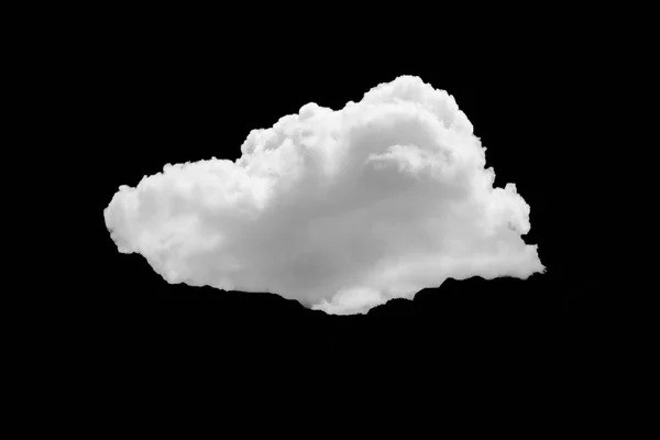 Λευκά Σύννεφα Μαύρο Φόντο Φύση Θέμα — Φωτογραφία Αρχείου