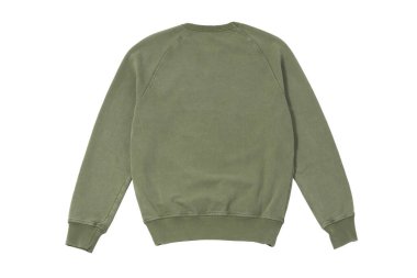 Beyaz arkaplanda izole edilmiş uzun kollu gömlek