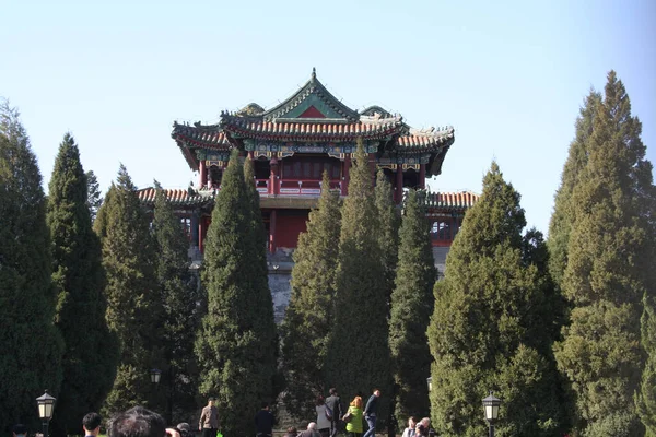 中国北京 2016年11月1日 位于颐和园的佛塔 — 图库照片