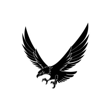 Kartal logosunun vektör illüstrasyonu