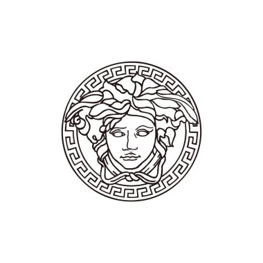 Medusa maskesinin vektör illüstrasyonu