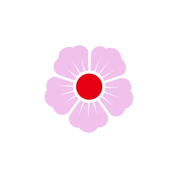 Vector Illustration Cherry Blossom — Stock Vector