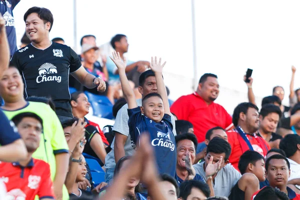 Suphanburi Thailand Juli 2018 Fanklubb Suphanburi Football Club Känslor Thailand — Stockfoto