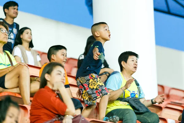 Suphanburi Tailândia Julho 2018 Fan Club Suphanburi Emoção Clube Futebol — Fotografia de Stock