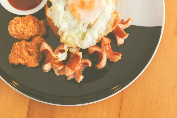 American fried rice in Thailand. — Stock Photo, Image