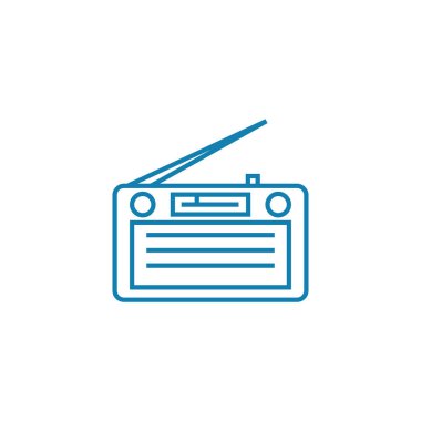 Alma-set doğrusal simgesi kavramı. Alma-set çizgi vektör işaret, sembol, illüstrasyon.