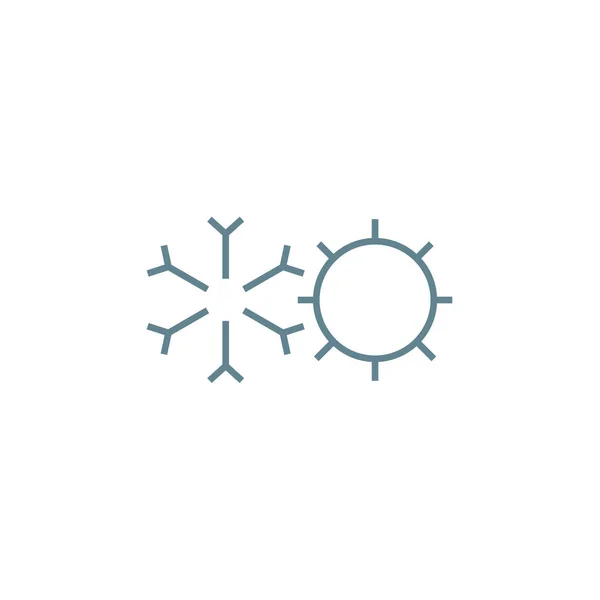 Regímenes de temperatura concepto de icono lineal. Regímenes de temperatura línea vectorial signo, símbolo, ilustración . — Vector de stock