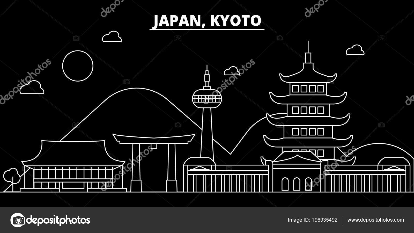 最高の無料イラスト 綺麗な京都 イラスト シルエット フリー