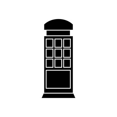 Arama kutusu siyah simge kavramı. Arama kutusu vektör işaret, sembol, illüstrasyon.