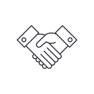 Satırı simgesi kavramı kabul etmiş oluyorsunuz. Kabul doğrusal vektör çizim, sembol, işareti